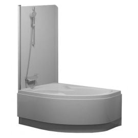 Ravak CVSK1 Роза 140/150 L Асимметричная ванная стена 150x85 см Левая сторона Прозрачный Хромированный (7QLM0C00Y1) | Стенки для ванны | prof.lv Viss Online