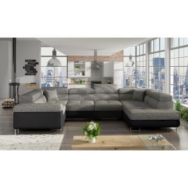 Eltap Letto Berlin/Soft Corner Pull-Out Sofa 58x202x90cm, Grey (Le_01) | Corner couches | prof.lv Viss Online