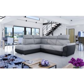 Eltap Loreto Sawana/Soft Pull-Out Corner Sofa 60x260x102cm, Grey (Lor_55) | Sofas | prof.lv Viss Online