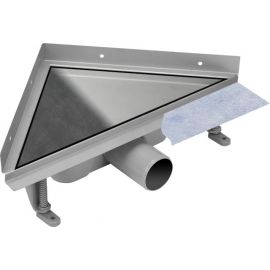 Vogi Traps 24x34.5cm Stainless Steel with Vertical Flap, Complete with Waterproofing Tape (813887) | Drainage | prof.lv Viss Online