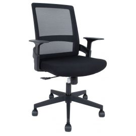 Biroja Krēsls Home4you Rock, 63x68x103cm, Melns (14542) | Office chairs | prof.lv Viss Online
