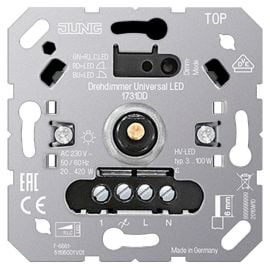 Jung LED Universal Low Voltage Dimmer Switch (1731DD) | Mounted switches and contacts | prof.lv Viss Online