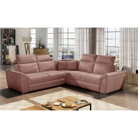 Eltap Federico Monolith Corner Pull-Out Sofa 268x268x102cm, Pink (Fed_29) | Sofas | prof.lv Viss Online