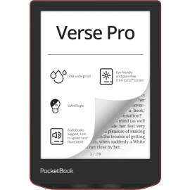 E-Grāmatu Lasītājs PocketBook Verse Pro 16GB Sarkans (PB634-3-WW) | E-grāmatu lasītāji | prof.lv Viss Online