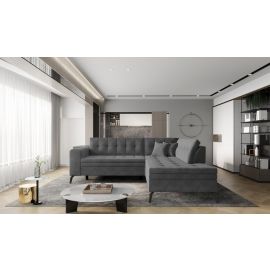 Eltap Lanvin Corner Pull-Out Sofa 210x260x93cm, Grey (CO-LAN-RT-06SO) | Corner couches | prof.lv Viss Online