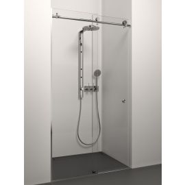 Glass Service Rondo 110cm 110RON Shower Door Transparent Chrome | Shower doors and walls | prof.lv Viss Online