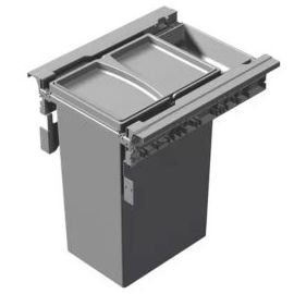 GOLLINUCCI Waste bin 29l, 400 x 450 mm (560GS4) | Kitchen fittings | prof.lv Viss Online