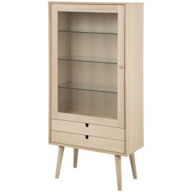 Home4You Century Display Cabinet, 36x72x143.5cm, Oak (AC64585) | Display cabinets | prof.lv Viss Online