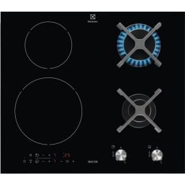Встраиваемая комбинированная варочная панель Electrolux EGD6576NOK Black (3886) | Электрические плиты | prof.lv Viss Online