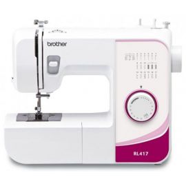 Brother RL417 Sewing Machine, White/Pink | Sewing machines | prof.lv Viss Online