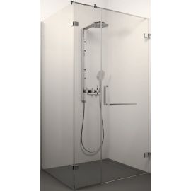 Glass Service Eva 110x110cm H=200cm Square Shower Enclosure Transparent Chrome (110x110EVA) | Shower cabines | prof.lv Viss Online