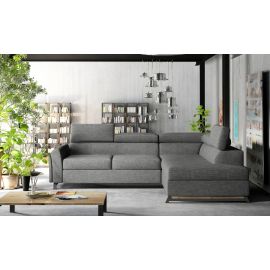 Stūra Dīvāns Izvelkams Eltap Kairos Sawana 197x265x95cm Labais Stūris Pelēks (Kr_12) | Izvelkamie dīvāni | prof.lv Viss Online