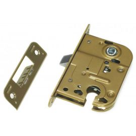 Valnes Door Lock with Cylinder, Gold (VAL2018*0045G) | Door fittings | prof.lv Viss Online