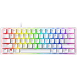 Klaviatūra Razer Huntsman Mini Mercury US Balta (RZ03-03390400-R3M1) | Gaming klaviatūras | prof.lv Viss Online