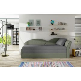 Изысканный диван Eltap Aga с выдвижным механизмом 218x80x77 см, угловой, серого цвета (Ag01) | Диваны | prof.lv Viss Online