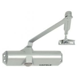 Hafele DCL 110 Door Closer with Hold-open, Up to 950mm, Silver (931.84.239) | Door closers | prof.lv Viss Online