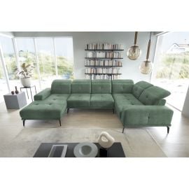 Eltap Neviro Loco Corner Sofa 201x350x77cm, Green (CO-NEV-RT-100LO) | Living room furniture | prof.lv Viss Online