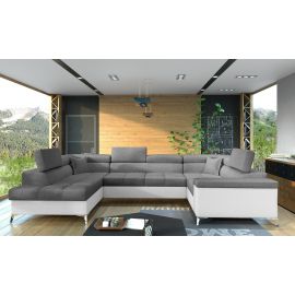 Eltap Thiago Sawana/Soft Pull-Out Corner Sofa 43x208x88cm, Grey (Th_29) | Corner couches | prof.lv Viss Online