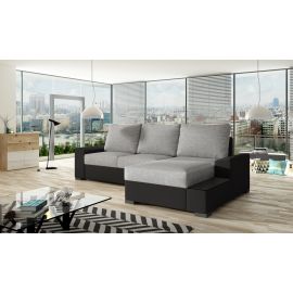 Eltap Black Sawana/Soft Corner Pull-Out Sofa 165x245x90cm, Grey (Ng25) | Sofas | prof.lv Viss Online