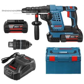 Bosch GBH 36F-LI Cordless Rotary Hammer 2x4Ah 36V (0611907002) | Rotary hammers | prof.lv Viss Online