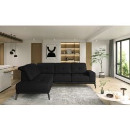 Eltap Theodore Flores Corner Sofa 200x275x77cm, Black (CO-THE-LT-10FL) | Corner couches | prof.lv Viss Online