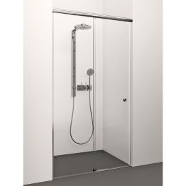 Glass Service Serena 130cm 130SER Shower Door Transparent Chrome | Shower doors and walls | prof.lv Viss Online
