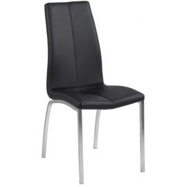Кухонное кресло Home4you Asama, черное | Кухонные стулья | prof.lv Viss Online