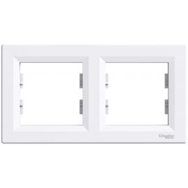 Schneider Electric Asfora 2-Gang Metal Frame | Mounted switches and contacts | prof.lv Viss Online