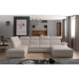 Eltap Evanell ArteA Corner Pull-Out Sofa 216x336x102cm, Beige (Evl_60) | Living room furniture | prof.lv Viss Online