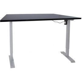 Home4You Ergo Electric Height Adjustable Desk 140x80cm Grey (K186727) | Office tables | prof.lv Viss Online