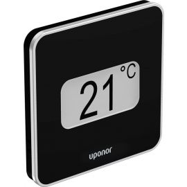 Uponor Smatrix Base Room Thermostat D+RH T-149 BUS Black (1087814) | Heated floors | prof.lv Viss Online