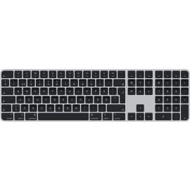 Клавиатура Apple Magic с сенсорной идентификацией и цифровой клавиатурой, цвет черный/серый (MMMR3S/A) | Клавиатуры | prof.lv Viss Online