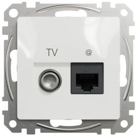 Schneider Electric Sedna Design Socket with TV/Data Connection