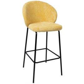 Bāra Krēsls Home4you Ziva, 52x51x104cm, Dzeltens (10428) | Bāra krēsli | prof.lv Viss Online