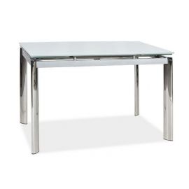 Стеклянный стол Signal GD020, 120x80 см, белый | Кухонные столы | prof.lv Viss Online