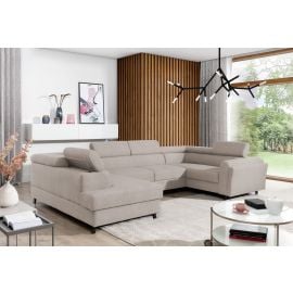 Eltap Escada Palacio Corner Pull-Out Sofa 200x330x98cm, Beige (Esc_66) | Corner couches | prof.lv Viss Online