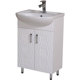 Aqua Rodos Asoļ 50 Bathroom Cabinet with Sink White (195836) | Aqua Rodos | prof.lv Viss Online