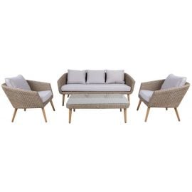 Home4You Norway Furniture Set Brown/Grey (77687) | Outdoor furniture sets | prof.lv Viss Online