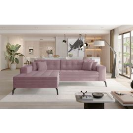 Eltap Solange Omega Corner Pull-Out Sofa 196x292x80cm, Pink (Sol_12) | Corner couches | prof.lv Viss Online