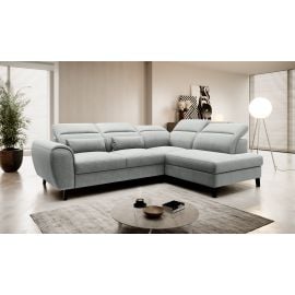 Eltap Noble Vero Corner Pull-Out Sofa 201x255x100cm, Grey (CO-NOB-RT-04VER) | Sofas | prof.lv Viss Online