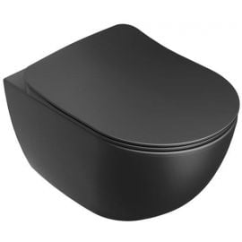 Ravak Uni Chrome RimOff Wall-Hung Toilet Bowl Black X01794 NEW | Hanging pots | prof.lv Viss Online