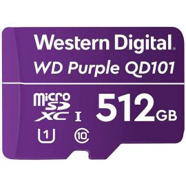 Western Digital WDD512G1P0C Микро SD карта памяти 512 ГБ, фиолетовая | Носители данных | prof.lv Viss Online