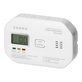 Oglekļa monoksīda detektors Orno, balts (OR-DC-638) | Smoke detectors | prof.lv Viss Online