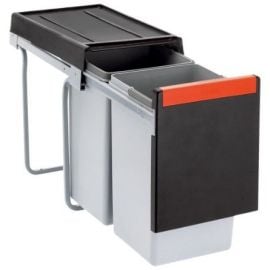 Franke WB Cube 30 M Waste Separation Bin with Fixings, with 2 Compartments 10/20l (134.0039.554) | Garbage disposals | prof.lv Viss Online