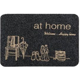 Kājslauķis Ricco Porto 40x60cm, Zimējums, Melns (384066) | Carpets | prof.lv Viss Online