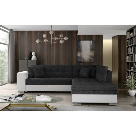 Eltap Pieretta Berlin/Soft Corner Pull-Out Sofa 58x260x80cm, Black (Prt_61) | Corner couches | prof.lv Viss Online