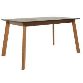 Black Red White Forn Extendable Table 140x85cm, Black/Oak | Kitchen tables | prof.lv Viss Online