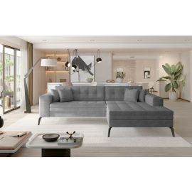 Eltap Solange Omega Corner Pull-Out Sofa 196x292x80cm, Grey (Sol_31) | Corner couches | prof.lv Viss Online
