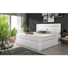 Eltap Softy Continental Bed 140x200cm, With Mattress, White (Sof_16_1.4) | Beds | prof.lv Viss Online