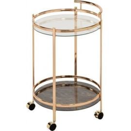 Home4You Genua Metal Coffee Table 52x52x79cm, Gold (76474) | Coffee tables | prof.lv Viss Online